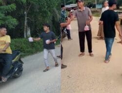 Ikatan Pemuda dan Pemudi Kampong Siperkas (IPPKS) Bagikan Takjil ke Pengguna Jalan