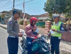 Unit Turjawali Edukasi Pengendara Untuk Kurangi Fatalitas kecelakaan