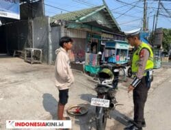 Satlantas Polres Katingan Tegur Pengendara Knalpot Bising