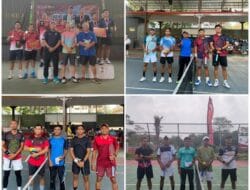 Memperebutkan Piala Rektor Unej, AAL Ikuti Pertandingan Tenis Lapangan