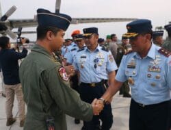 Pangkoopsud I Hadiri Penyambutan Kedatangan Dua Pesawat TNI AU Usai Misi Kemanusiaan dari Palestina
