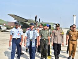 Kunjungan Kerja Pangkoopsud I dan Ketua Pia Ardhya Garinin D.I/ Koopsud I Beserta Rombongan di Lanud Sugiri Sukani