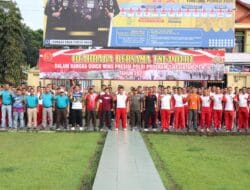 Tingkatkan Sinergitas TNI-Polri, Polres Pasaman Barat Gelar Olahraga Bersama