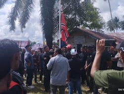 Bulan Bintang Berkibar Pada Hari Milad GAM Ke 47 Di Aceh Timur