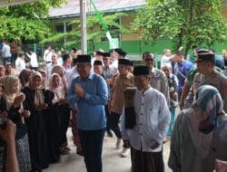 Ratusan Santri Pondok Pesantren Abdur Rohman Doakan Bupati Lahat H Cik Ujang dan H Haryanto