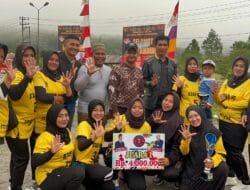 Emak-Emak di Bener Meriah Semarak Sukseskan Volly Putri Piala Fachrul Razi Cup 2023