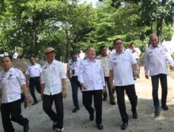 Pj Bupati Lahat Tinjau Plaza Tepian Sungai Lematang