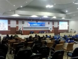 Rapat Paripurna VII Masa Persidangan Pertama Tahun Sidang 2023-2024 Dihadiri Pj Bupati Lahat