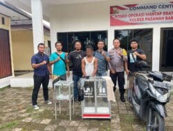 Sat Reskrim Polres Pasbar Ringkus Seorang Pemuda, Kasus Pencurian Kotak Infak dan Sepeda Motor