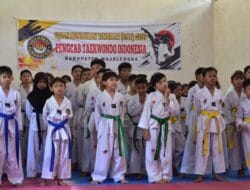 Kenaikan Tingkat Taekwondo Majalengka Dilaksanakan Di Lanud Sugiri Sukani