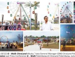 Berita Citraland G Walk CitraLand Palembang Dibuka, Gratis Untuk 50 Pengunjung Pertama