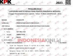 Dinasnya Disorot Soal Indikasi Mark Up, Ternyata Kekayaan Sekdis PUPR Kabupaten Bogor Tembus Rp1,3 Miliar