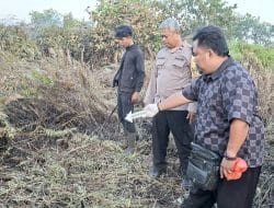 Diduga Sesak Napas Akibat Terlalu Banyak Menghirup Asap, Seorang Pria Paruh Baya Meninggal Dunia di Lokasi Kebakaran Lahan di Ketapang