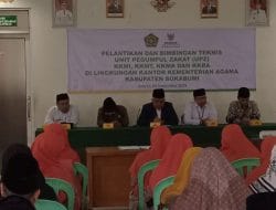 PELANTIKKAN DAN BIMBINGAN TEKNIS UNIT PENGUMPULAN ZAKAT (UPZ) KABUPATEN SUKABUMI