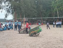 Momentum Kebersamaan Prajurit Lanal Babel Dan KRI Todak 631 Saat Operasi Di Perairan Bangka