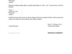 Serah Terima Sertifikat: Denpasar Perbaiki Drainase dan Jalan Karya Makmur