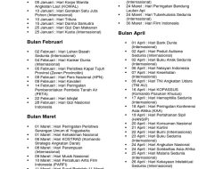 Tanggal 8 Juli 2026 Jatuh Pada Hari Apa? Daftar Peringatan Nasional & Internasional