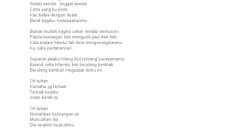 Lirik Lagu Terakhir Danilla