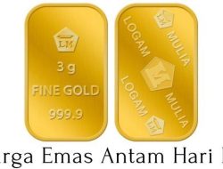 Harga emas Antam turun Rp 44 ribu hari ini, Senin 20 April 2026: Cek daftarnya