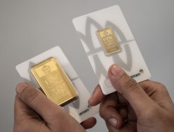 Harga emas Antam turun Rp 42.000, jadi Rp 2.818.000 per gram