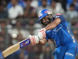 Rohit Sharma Blazes Trail in MI vs KKR Clash at Wankhede Stadium