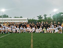 7 momen menegangkan pertandingan sepakbola AAA Clan vs B2F, Aloy cetak 3 gol