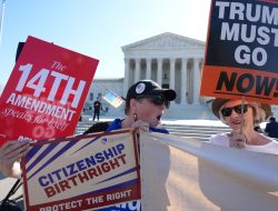 ‘Outdated in the jet age’: US Supreme Court doubts Trump’s birthright plan
