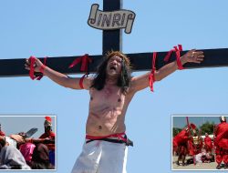 Catholic Devotee Crucified in Harrowing Good Friday Ritual