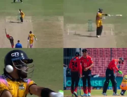 Scary moment! Babar Azam collapses after Ubaid Shah’s harsh bouncer hits neck in PSL 2026 | WATCH