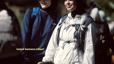 10 Foto Vebby Palwinta Berpetualang Bersama Teman di Bogor