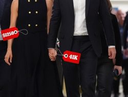 Meghan Markle Shines in Gold and Glam for Homeless Women
