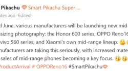 Oppo Reno 16 Pro leaks: Dimensity 9-series, 200MP camera, and more revealed