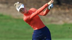 Nelly Korda takes early lead at Chevron Championship as Maguire falters