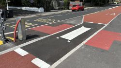 Council adds tiny zebra crossing to £17m cycle lane as critics fear accidents