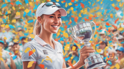 Nelly Korda ties 54-hole record at Chevron Championship despite late struggles