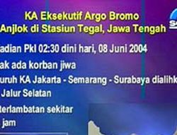 Kecelakaan KA Argo Bromo Anggrek: 240 Penumpang Selamat, Perjalanan dari Malang Dibatalkan