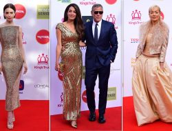 Amal Clooney joins George at King’s Trust 50th anniversary event