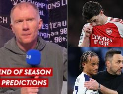 Paul Scholes predicts Arsenal’s double heartbreak clash