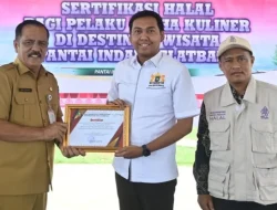 Puluhan UMKM Pantai Indah Selatbaru Dapat Sertifikat Halal