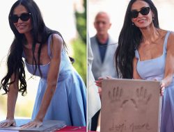 Demi Moore’s Handprints Cement Her Movie Icon Legacy at Cannes
