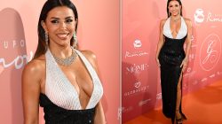 Eva Longoria Shines in Sequined Gown at Global Gift Gala
