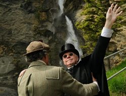 Sherlock Fans Reenact Classic Death at Swiss Falls