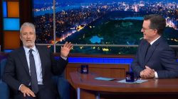 Jon Stewart’s Viral Take on Trump’s ‘Joyful Noise’ Endgame