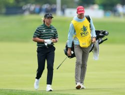 Rookie’s funny blunder costs PGA lead