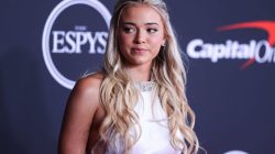 Olivia Dunne Joins Jimmy Fallon for Baywatch Lifeguard Run on The Tonight Show