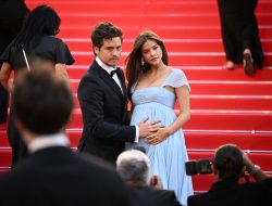 Barbara Palvin and Dylan Sprouse announce pregnancy on Cannes red carpet