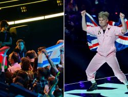 Ukraine, Israel, and Palestine Flags Shine at Eurovision Rehearsal Ahead of Final