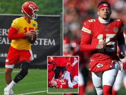 Mahomes’ shocking return to Chiefs practice five months after devastating knee injury