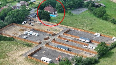 Homeowner Wakes to New Travel Site on Sold Land