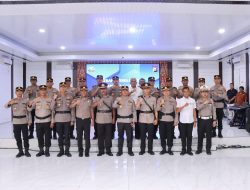 Kapolres Asahan Pimpin Upacara Sertijab Kasat Samapta Polres Asahan